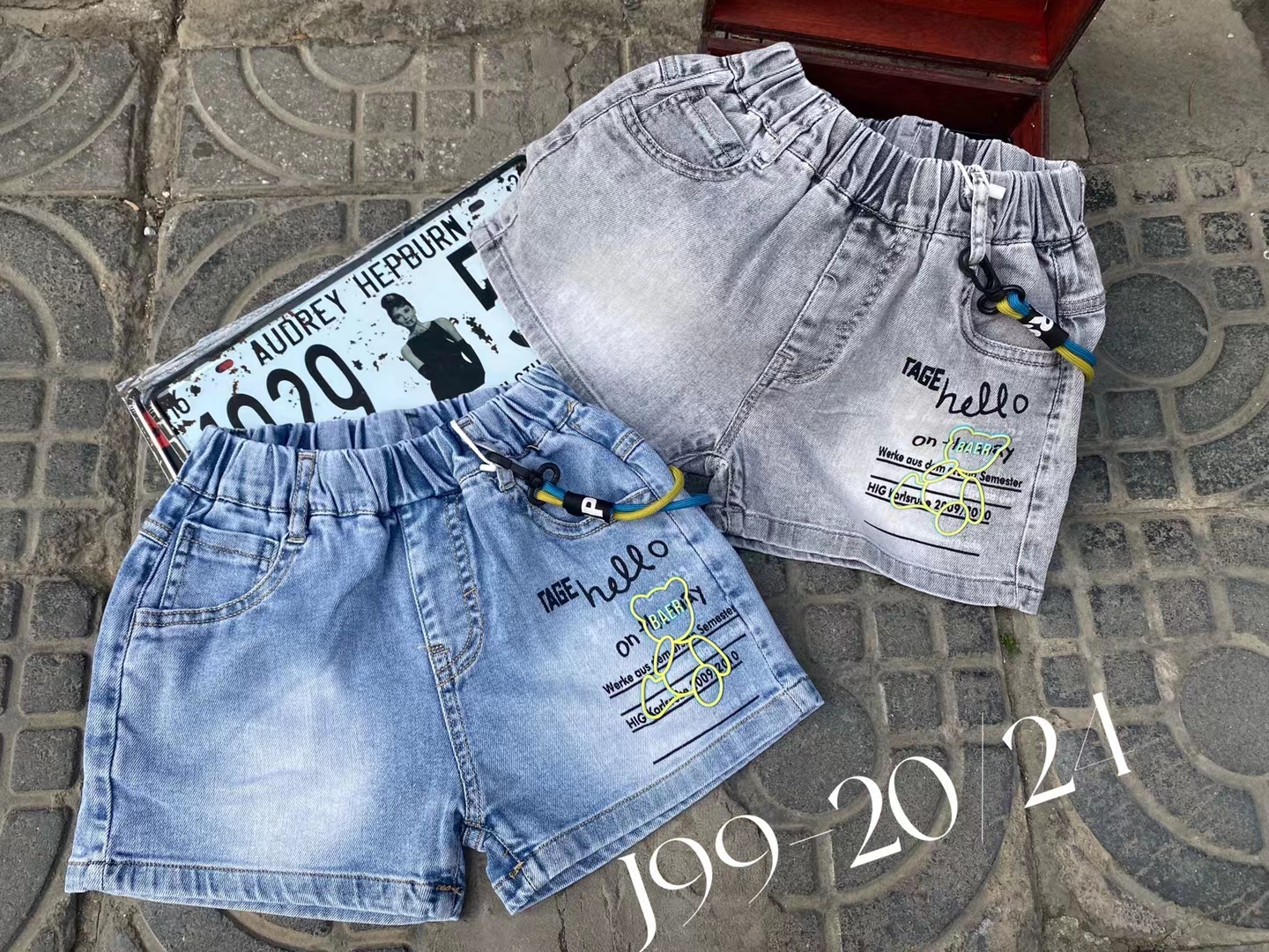 新品童装男童牛仔短裤，上市啦！-偶来送服装新品