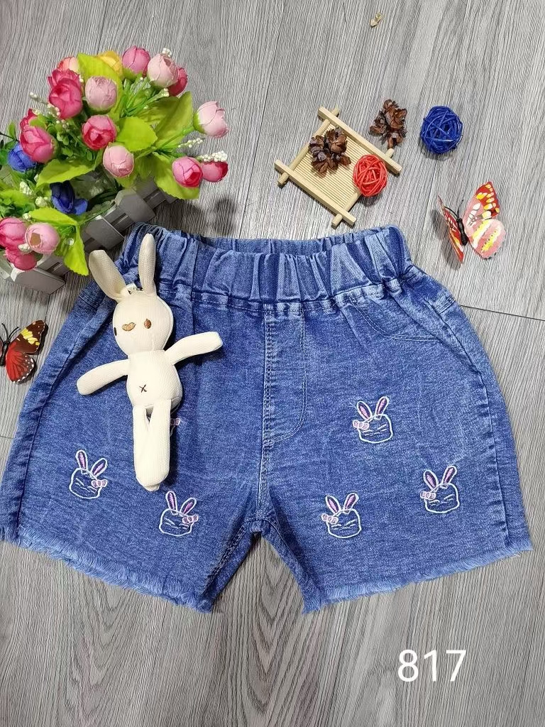 男女童牛仔短裤新品上架-偶来送服装新品