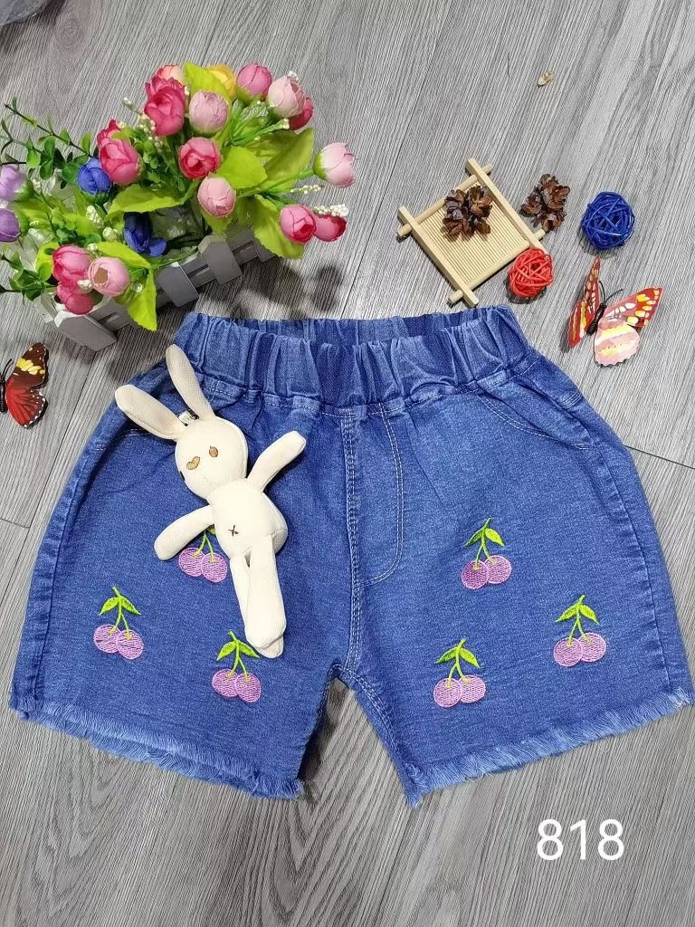 男女童牛仔短裤新品上架-偶来送服装新品