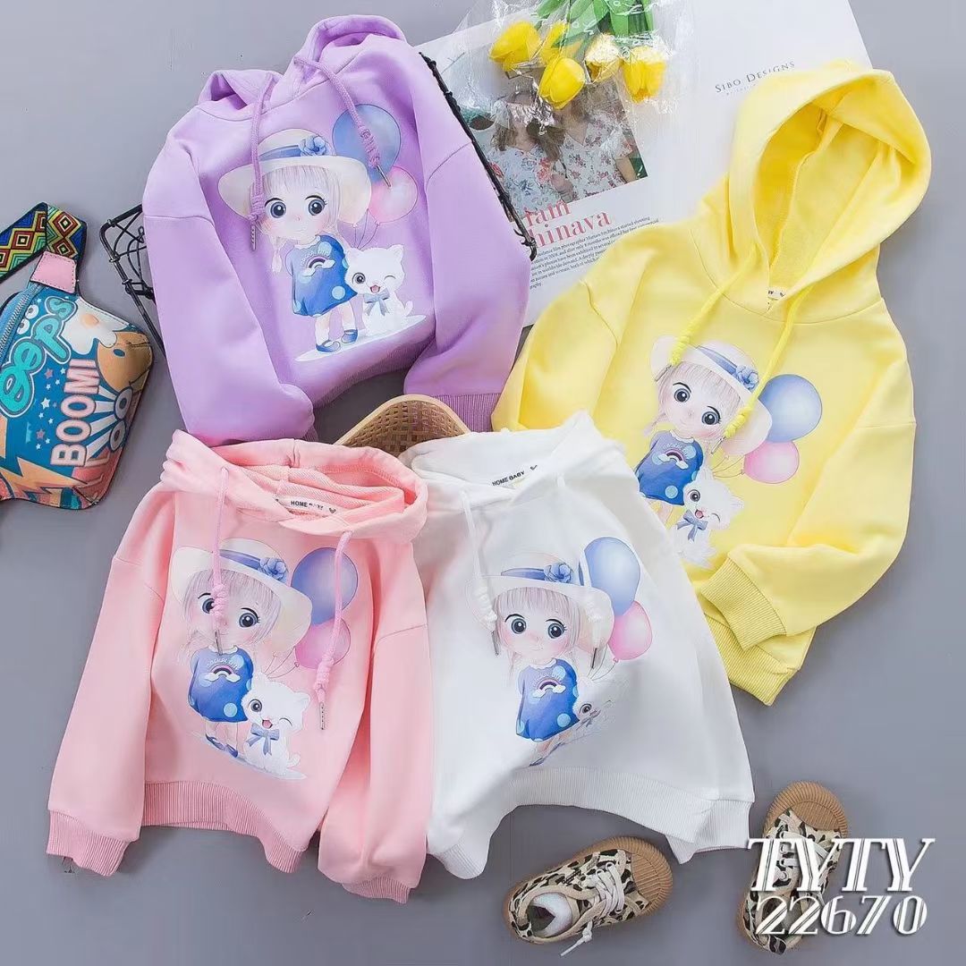 秋季女童新款卫衣预告-偶来送服装新品