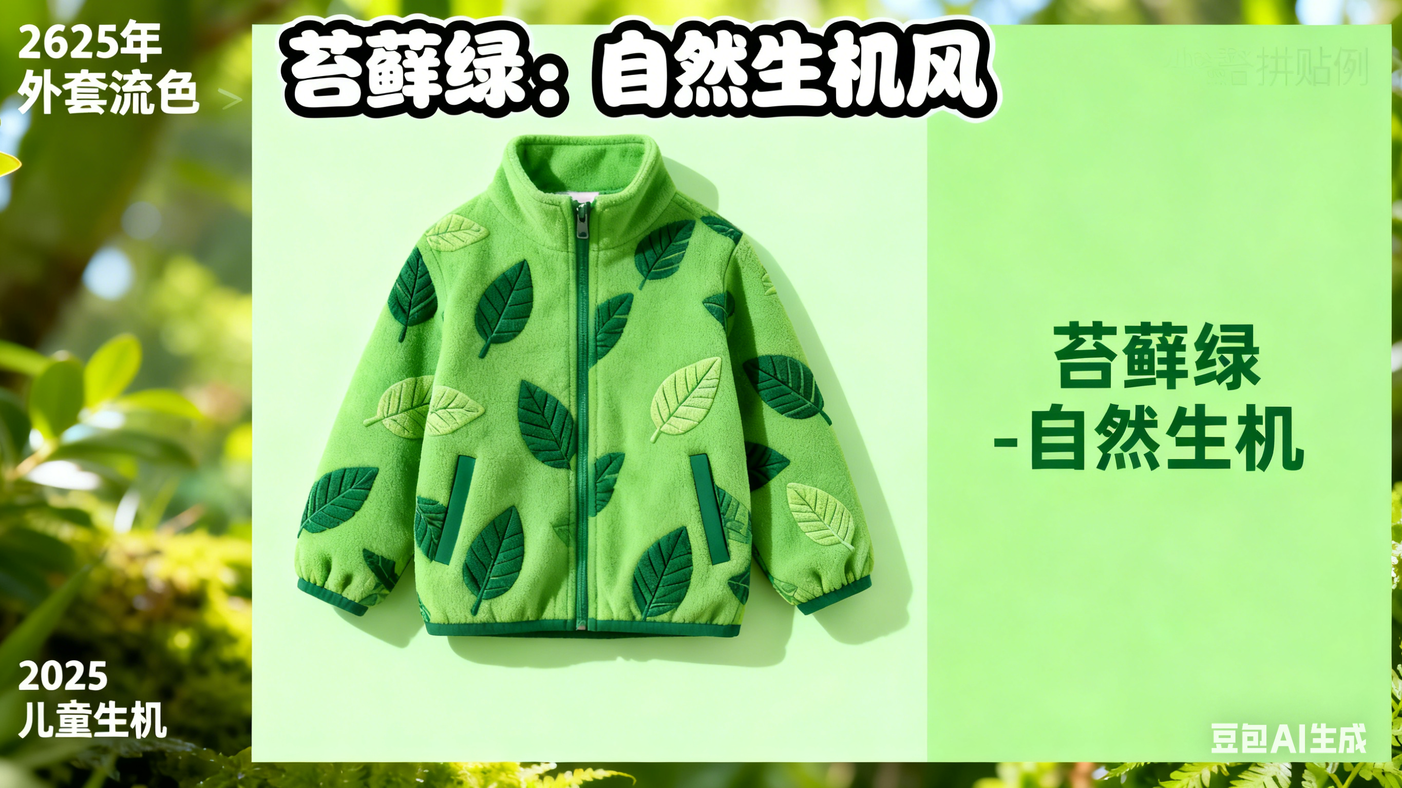 儿童外套的主要流向色素