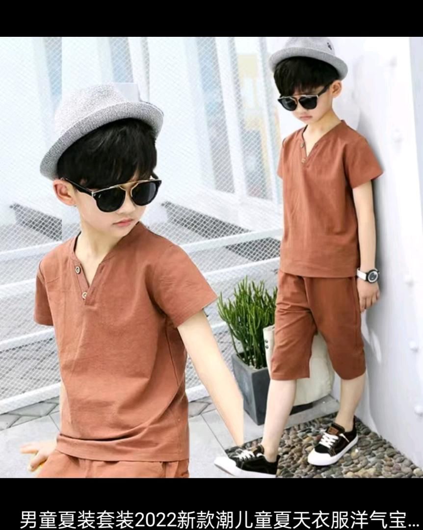 男童夏装套装清货-偶来送服装新品