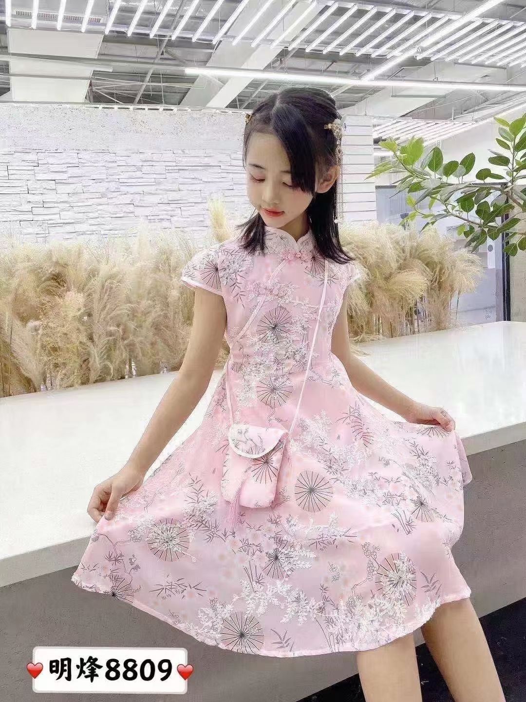 女童休闲连衣裙8-12岁特价-偶来送服装新品